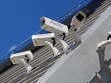 CCTV Cameras on building