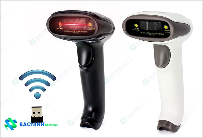 USB-Wireless-Barcode-Scanner, Symcode-Cầm tay-Laser-Barcode-Reader